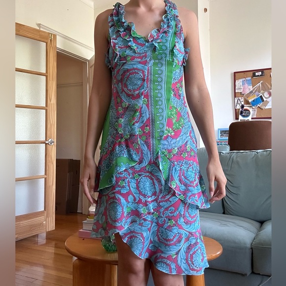 Versace Jeans Collection 90s floral dress - Picture 4 of 9